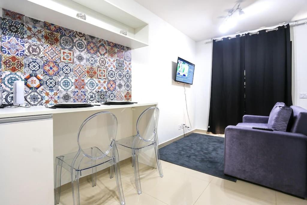 Studio Lindo Ao Lado Do Metro Santa Cecilia Appartamento San Paolo Esterno foto